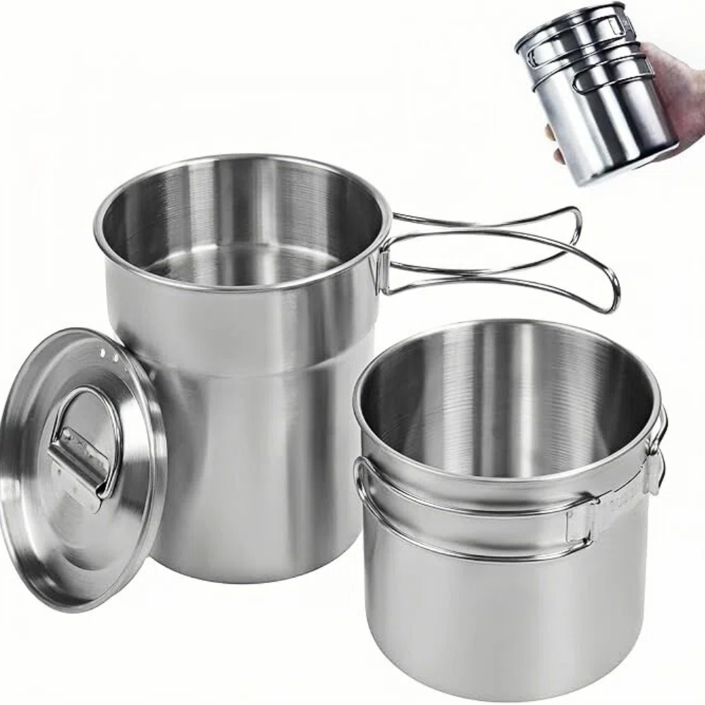 Camping Cooking Appliances - Tazas plegables para acampar, ollas para