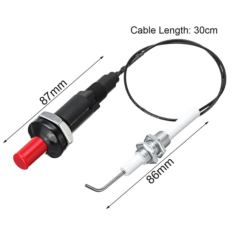 Camping Cooking Appliances - Encendedor piezoeléctrico con botón pulsador con