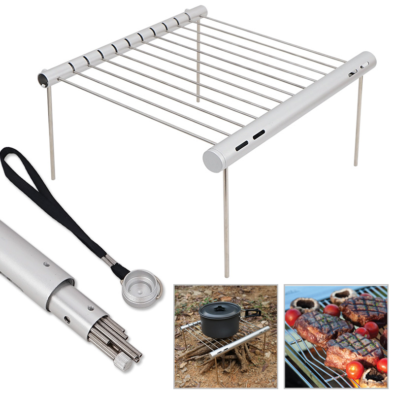 Camp Grill Portable Folding - Mini parrilla de barbacoa de bolsillo