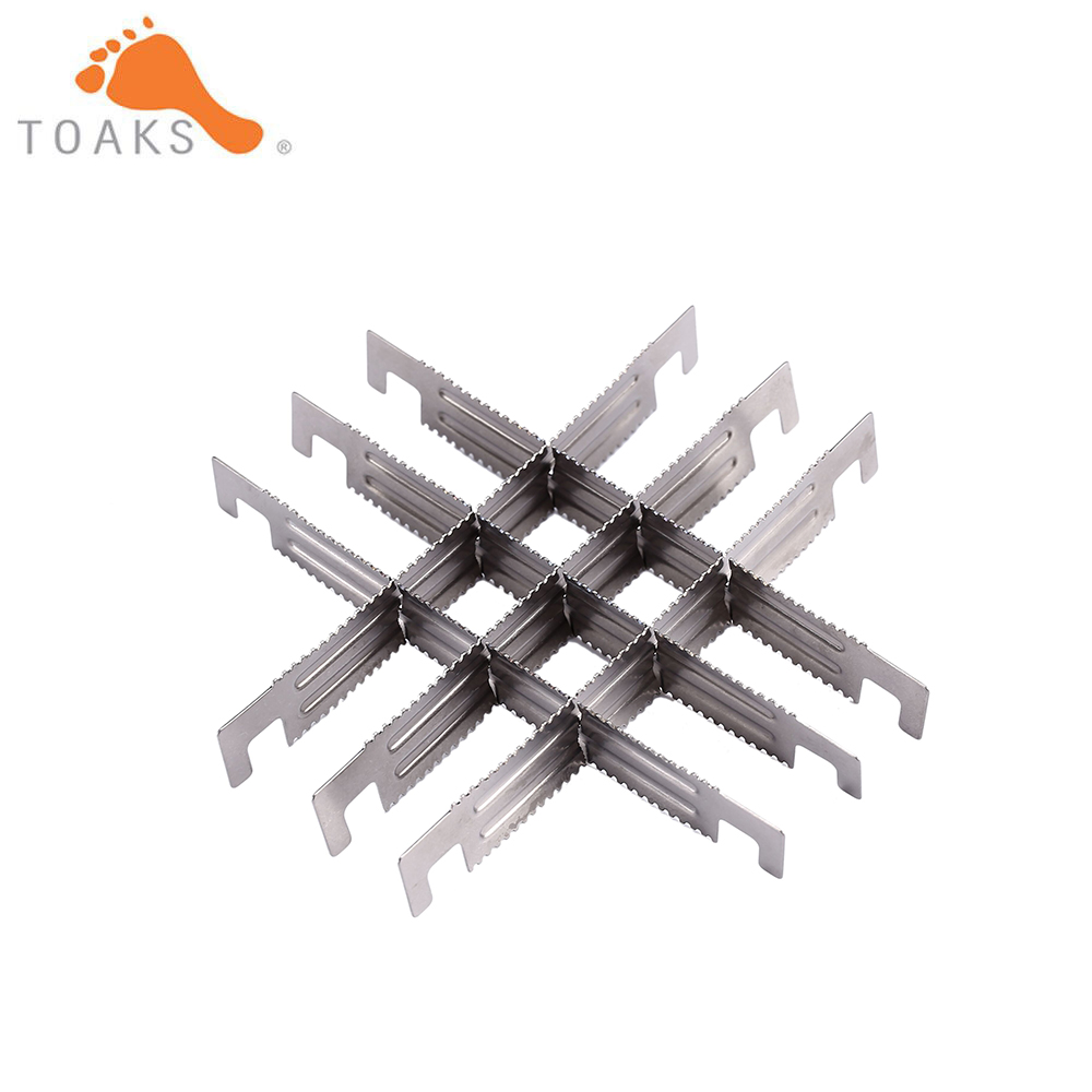 Camping Cooking Burner - Hornillo de madera de titanio para