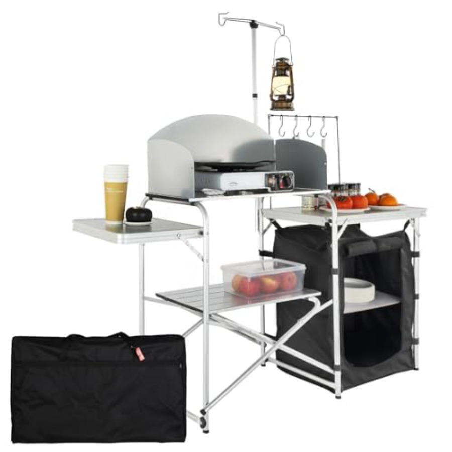 Camping Cooking Table With Storage - Mesa de Cocina para Camping, Mesa