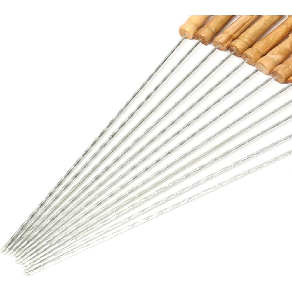 Camping Cooking Essentials - Brochetas reutilizables para asar a la
