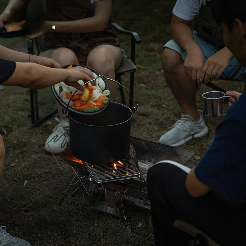 Camp Grill Portable Folding - CAMPINGMOON Parrilla de Barbacoa Plegable Portátil