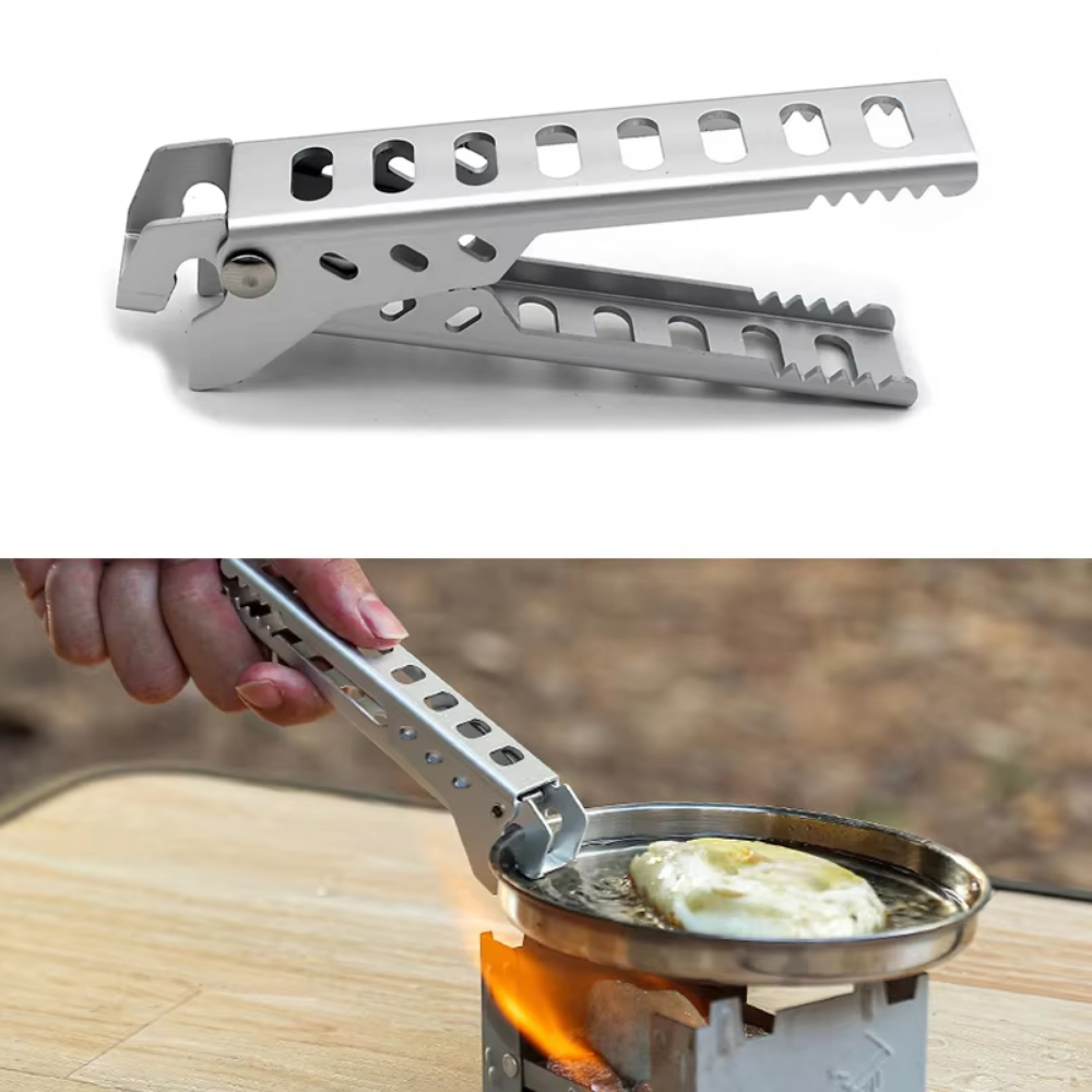 Camping Cooking Kettle - Clip de aleación anticaliente de aluminio