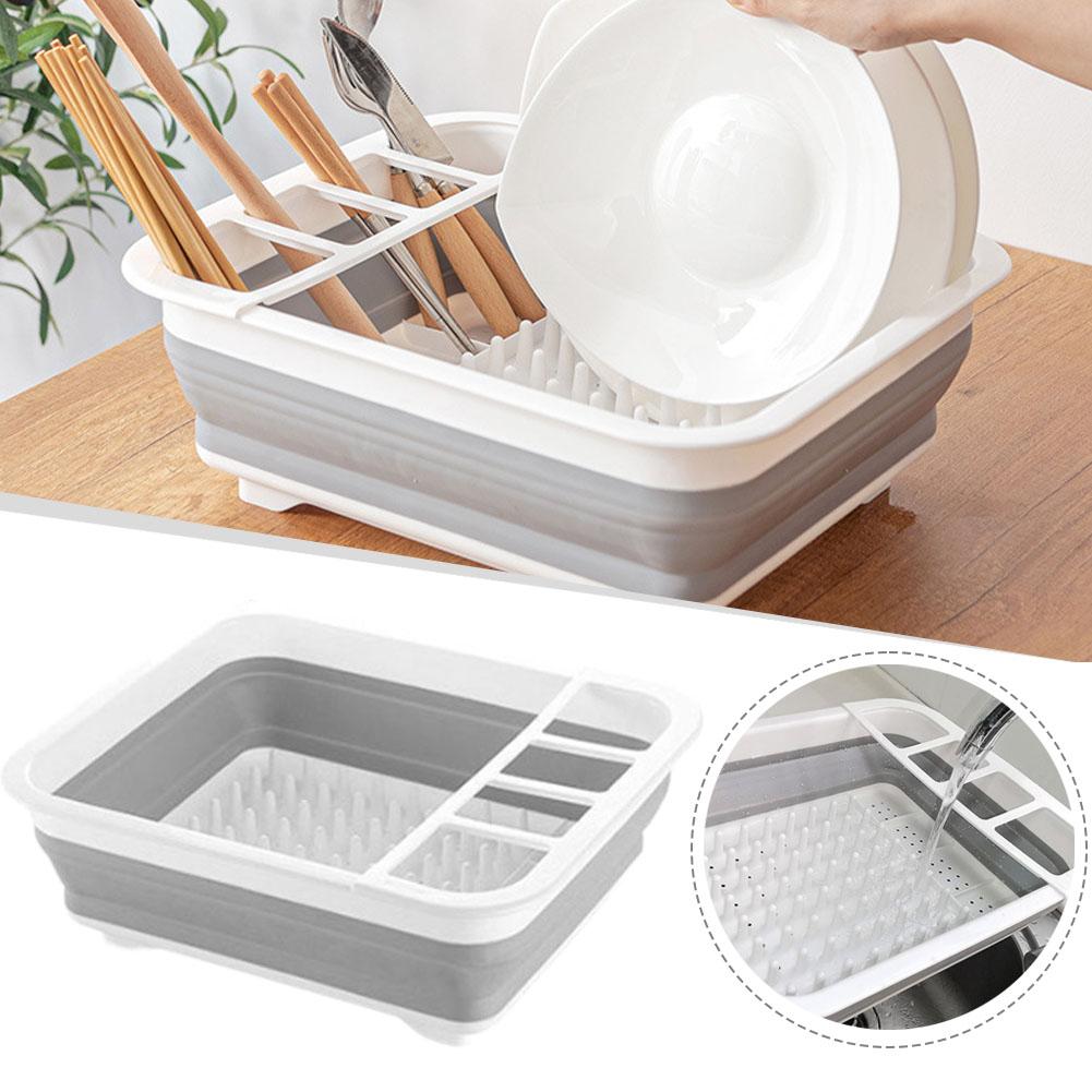 Camping Cooking Bowl - Escurridor de Platos Plegable, Organizador de