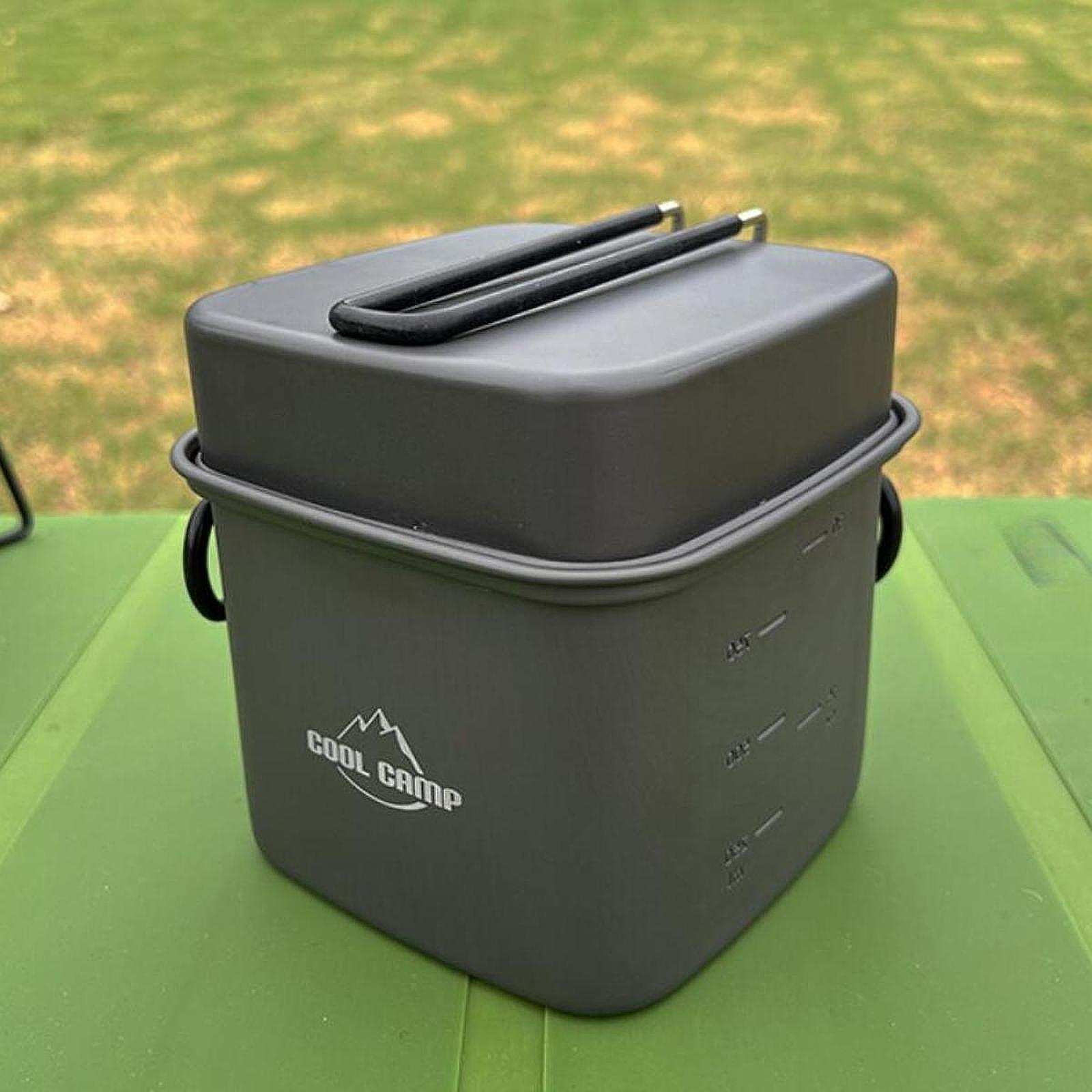 Camping Cooking Pan - Juego de Utensilios de Cocina para