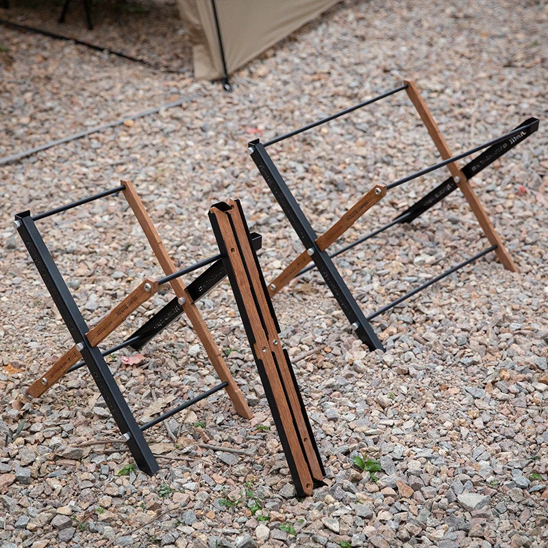 Camping Cooking Table With Storage - Cesta de Almacenamiento Plegable Portátil para