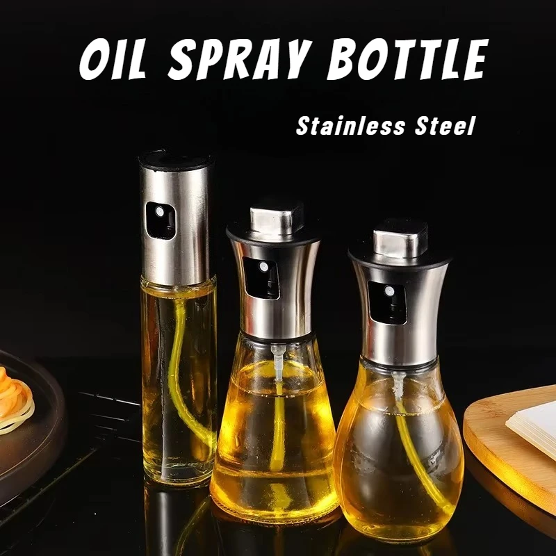 Camping Cooking Oil Container - Botella pulverizadora de aceite de acero