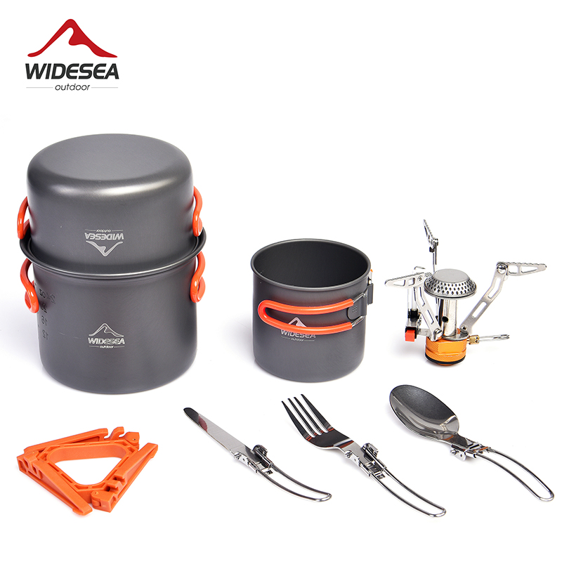 Camping Cooking Burner - Widesea-Juego de utensilios de cocina para