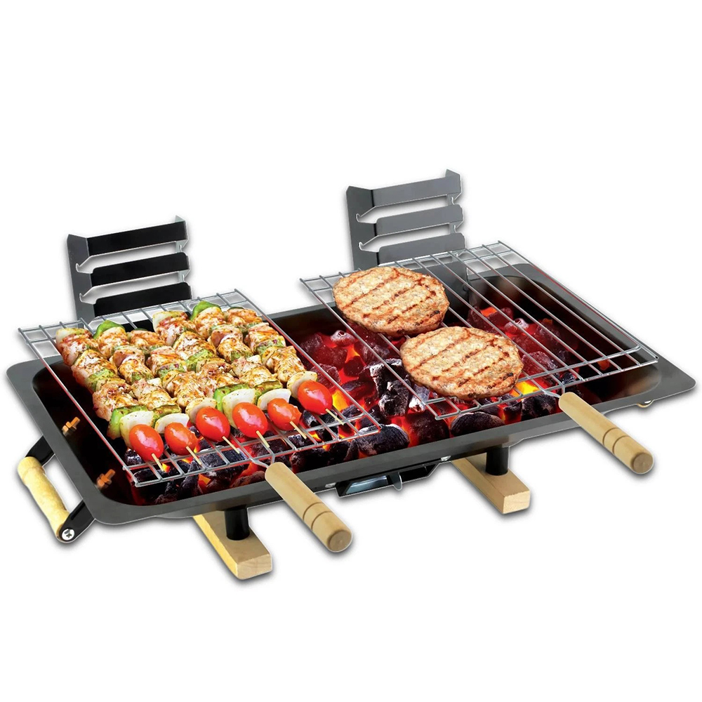Camp Grill Portable Folding - Parrilla de Kebab de hierro moderna