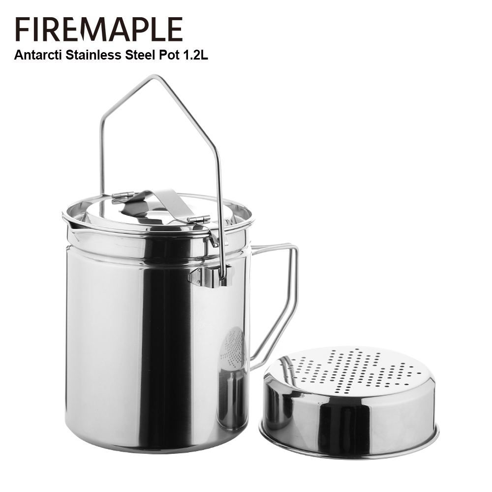 Camping Cooking Kit - Olla de vapor de acero inoxidable