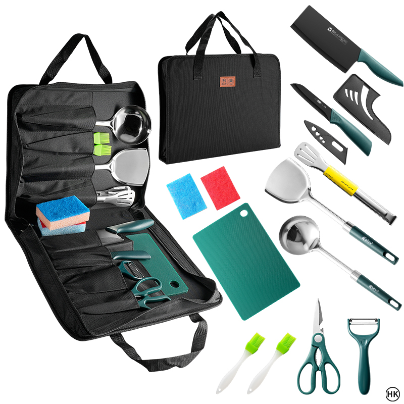 Camping Cooking Essentials - Juego de cocina para acampada, artículos