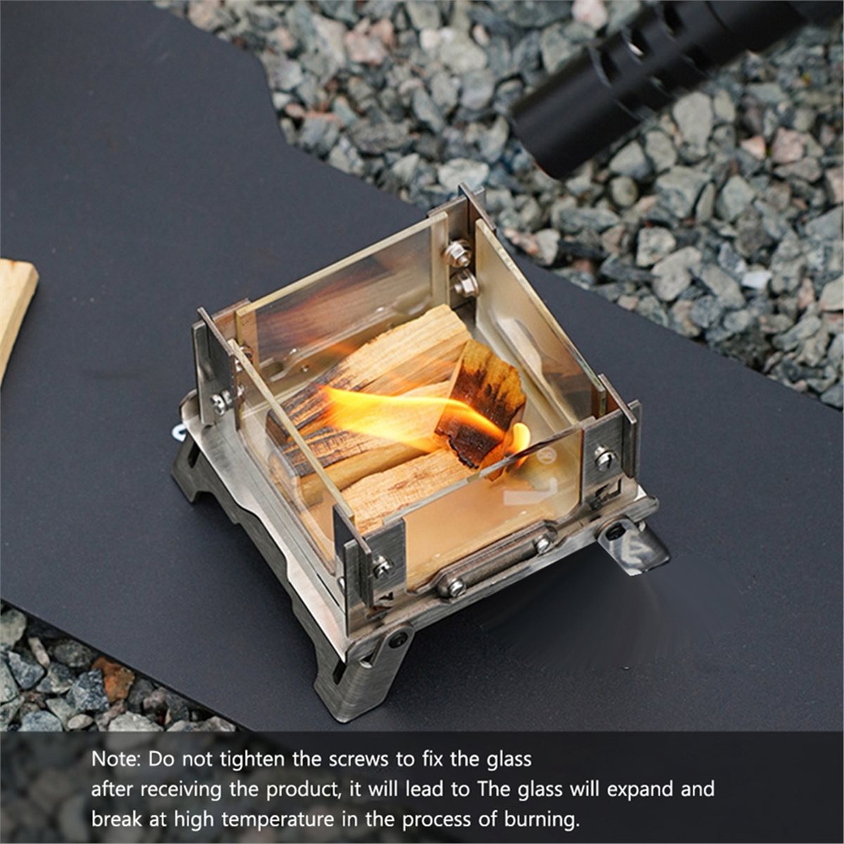 Camp Grill Portable Folding - Calentador Portátil para Acampar al Aire