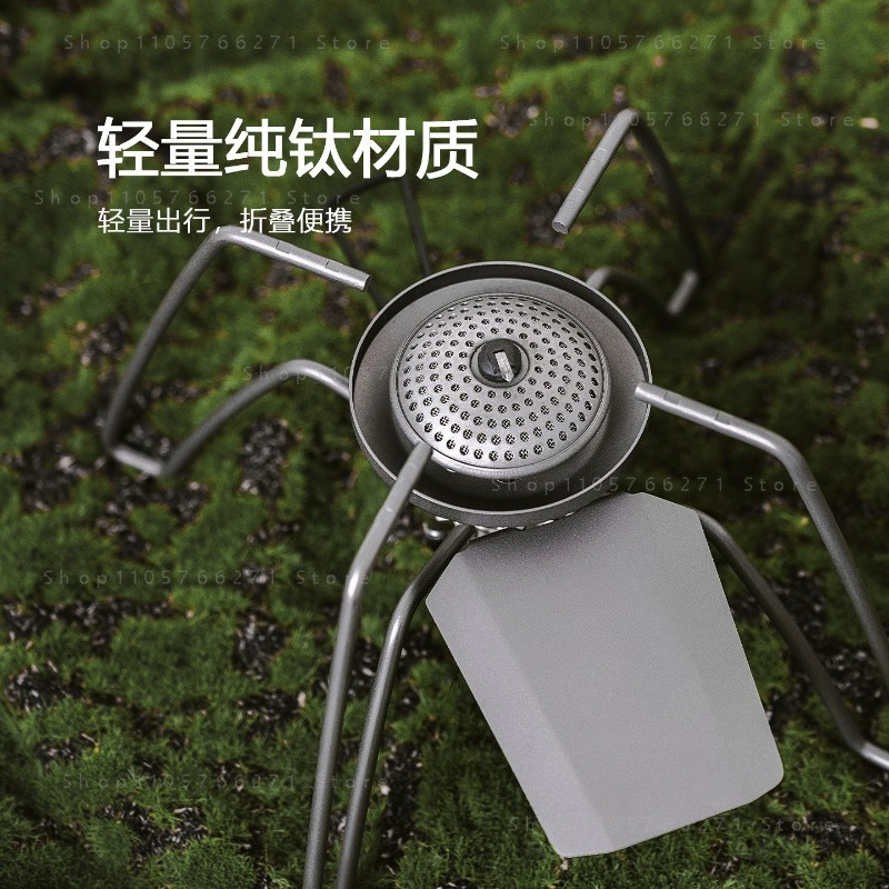 Camping Cooking Burner - Estufa Spider con Microregulador, Gas Portátil