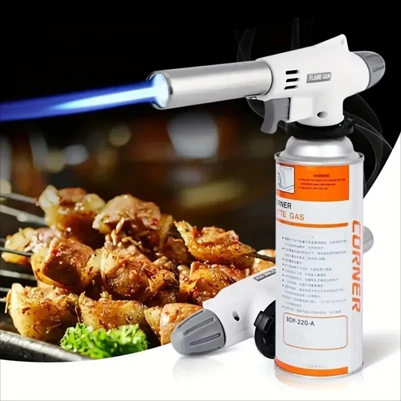 Camping Cooking Torch - Pistola de llama portátil, quemador de