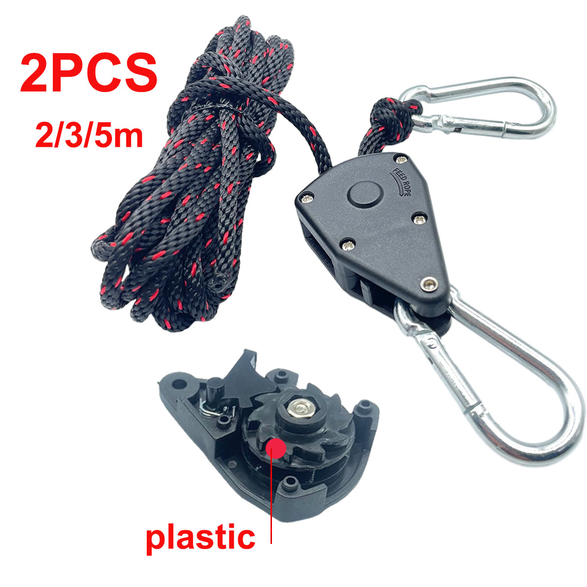 Camping Cooking Hanger - Tendedero de cuerda de amarre para