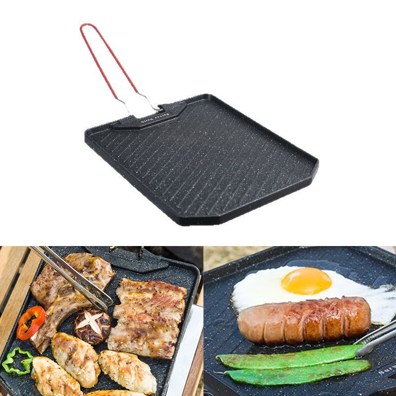Camping Cooking Wok - Sartén para barbacoa para acampar al