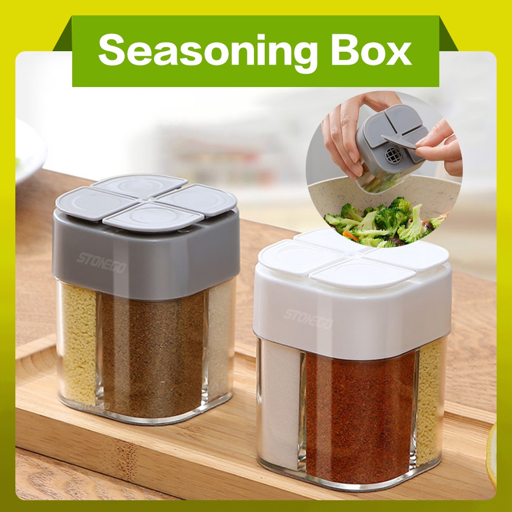 Camping Cooking Essentials - Dispensador de Especias 4 en 1