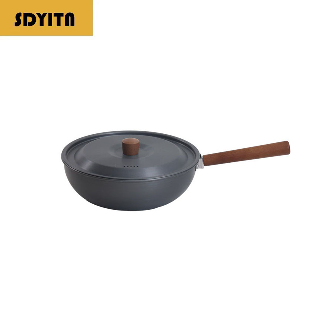 Camping Cooking Wok - Wok de aleación de aluminio para