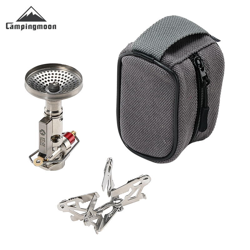 Camping Cooking Burner - CAMPINGMOON XT-2F Xuanfeng Estufa de Titanio
