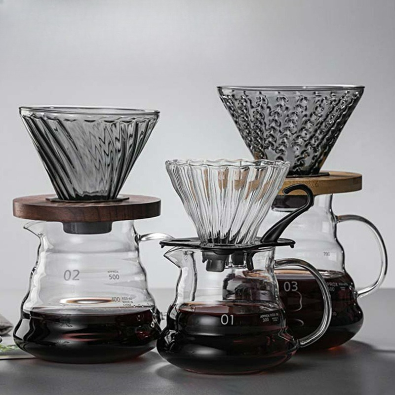 Camping Cooking Utilities - Juego de cafetera de vidrio de