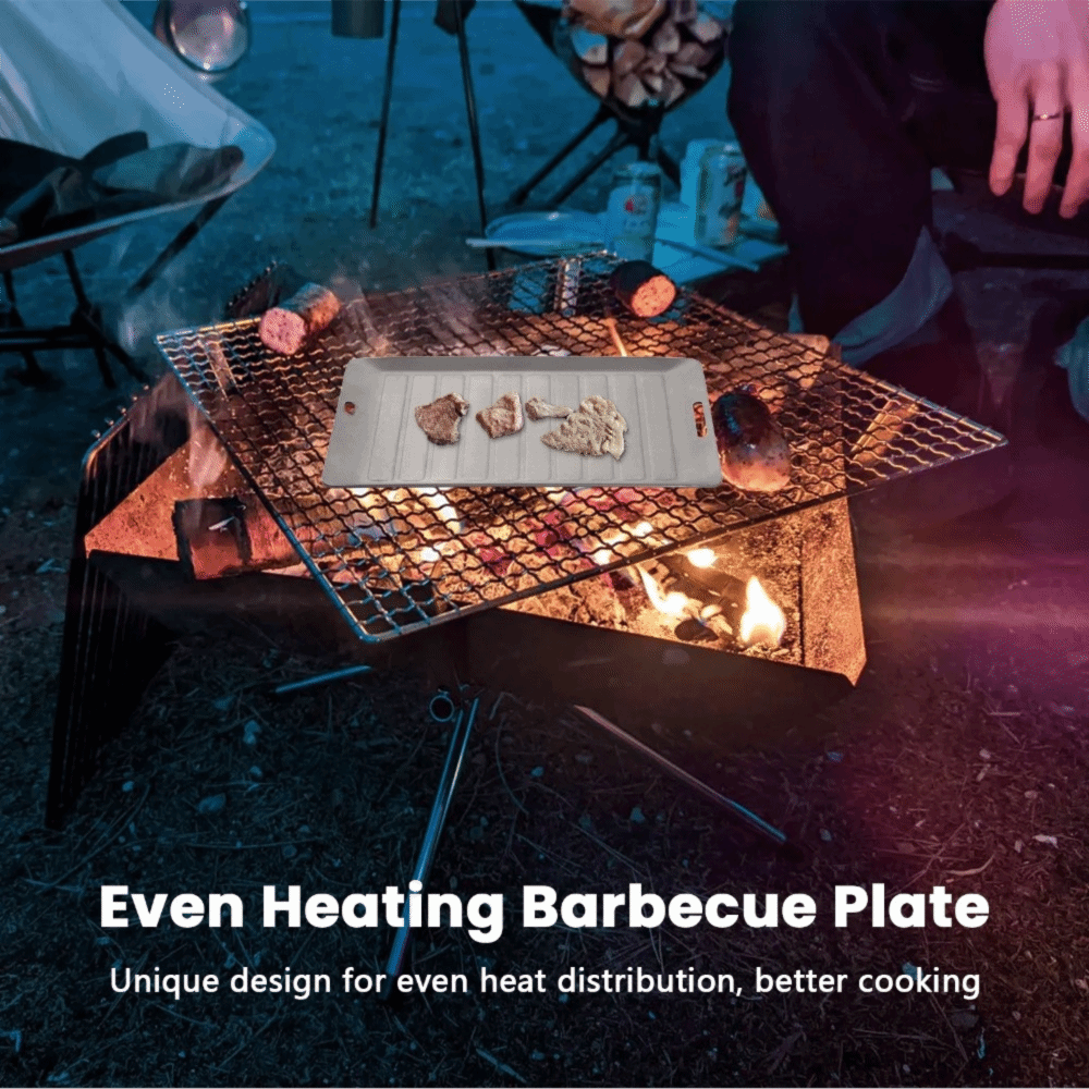 Sartén de titanio duradera par - Camping Cooking Pan reseña y precio