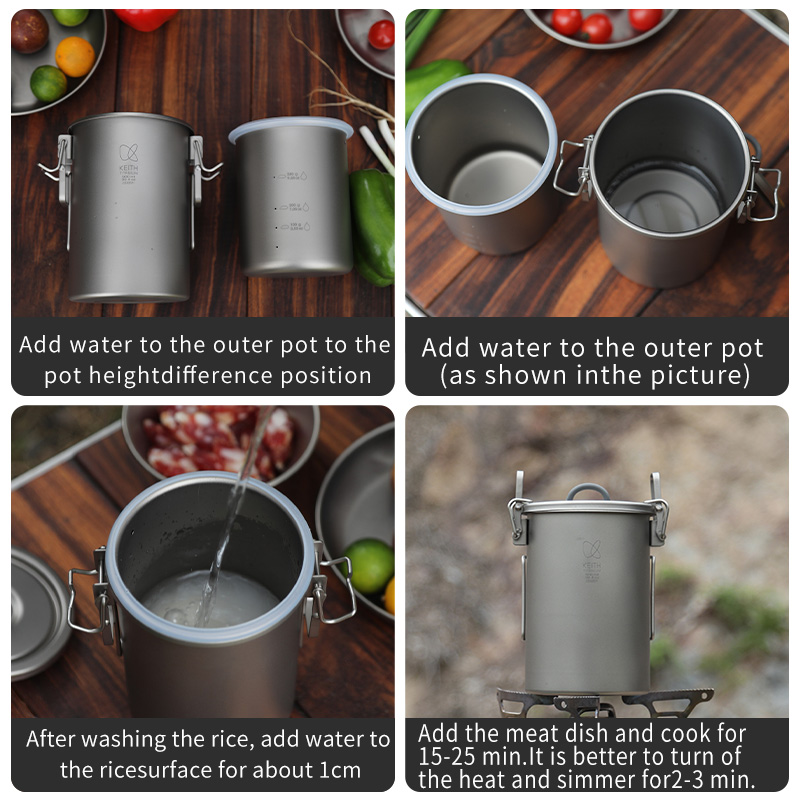Olla para Arroz KEITH de Titan - Camping Cooking Appliances reseña y precio