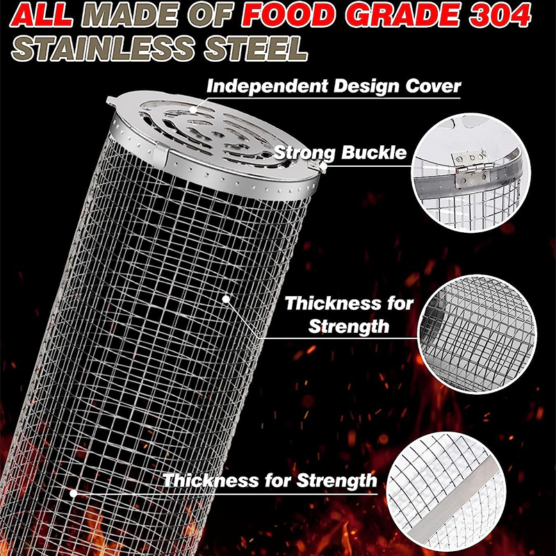 Cesta para barbacoa, cesta rod - Camping Cooking Basket reseña y precio