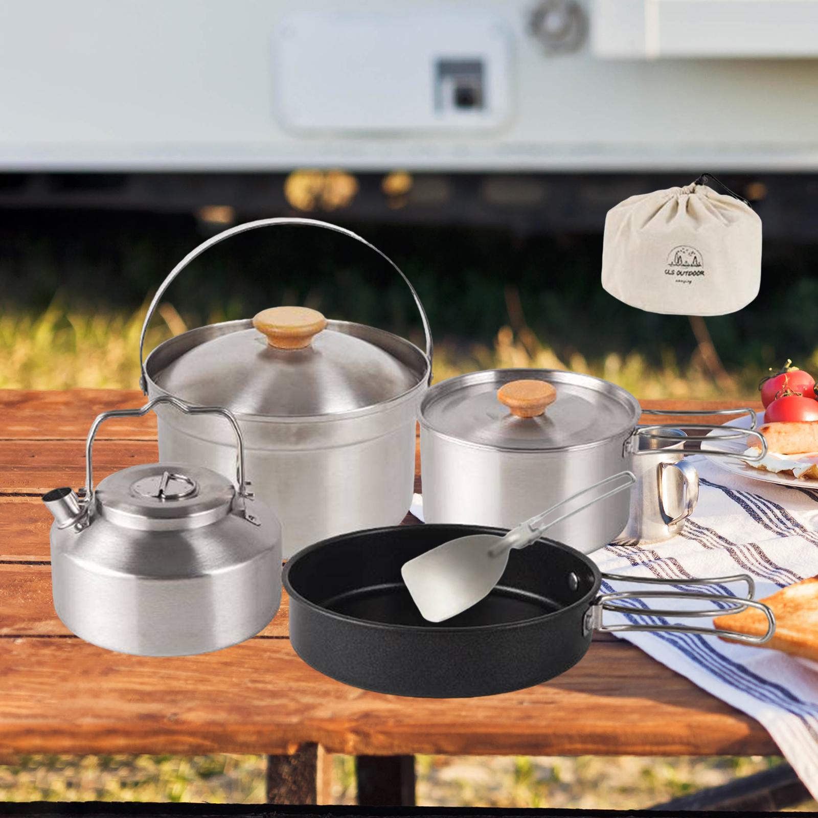 Utensilios de cocina para acam - Camping Cooking Kettle reseña y precio