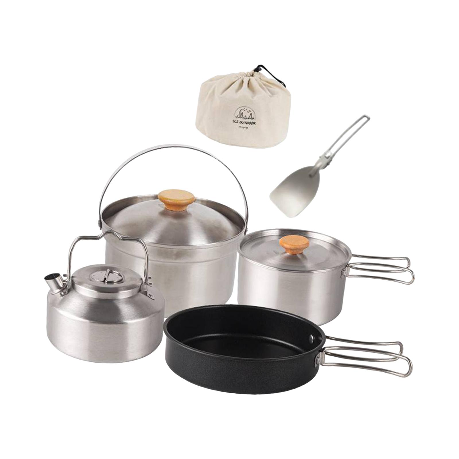 Utensilios de cocina para acam - Camping Cooking Kettle reseña y precio