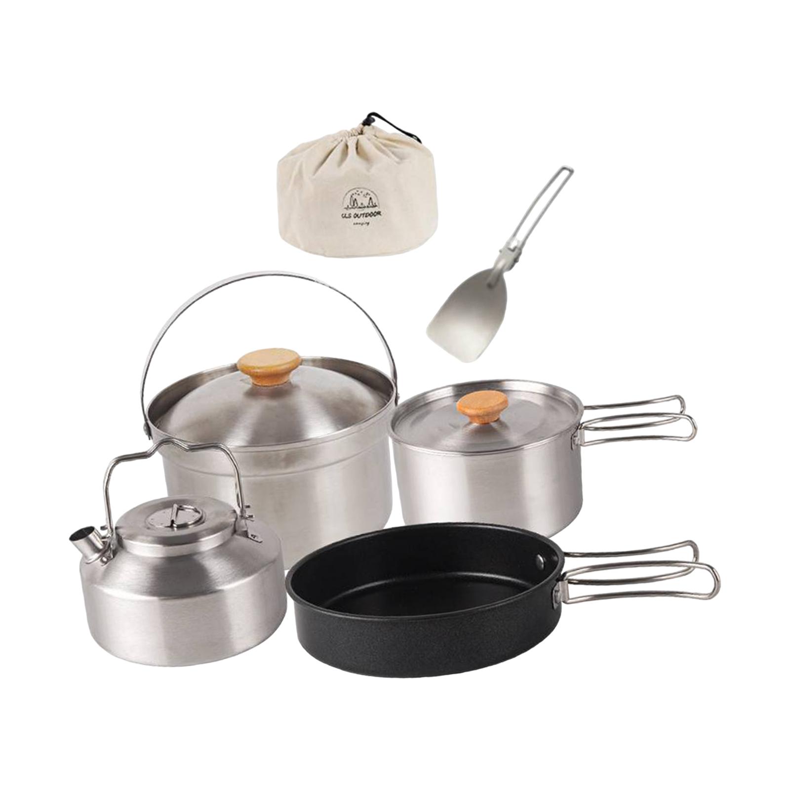 Utensilios de cocina para acam - Camping Cooking Kettle reseña y precio