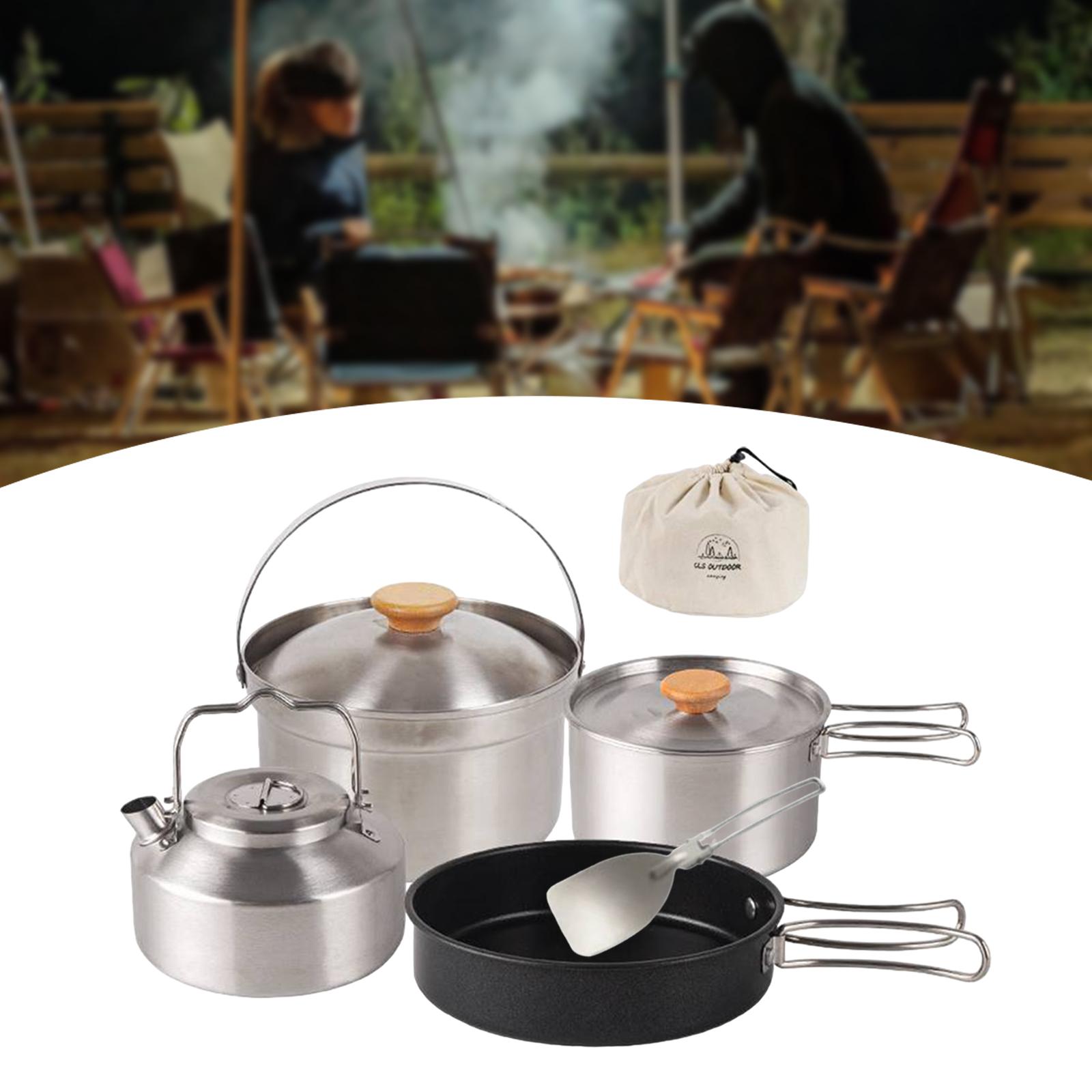 Utensilios de cocina para acam - Camping Cooking Kettle reseña y precio