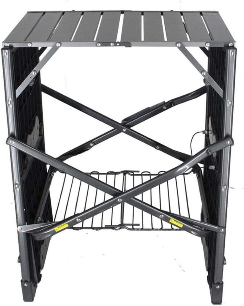 Mesa de cocina portátil plegab - Camping Cooking Table With Storage reseña y precio