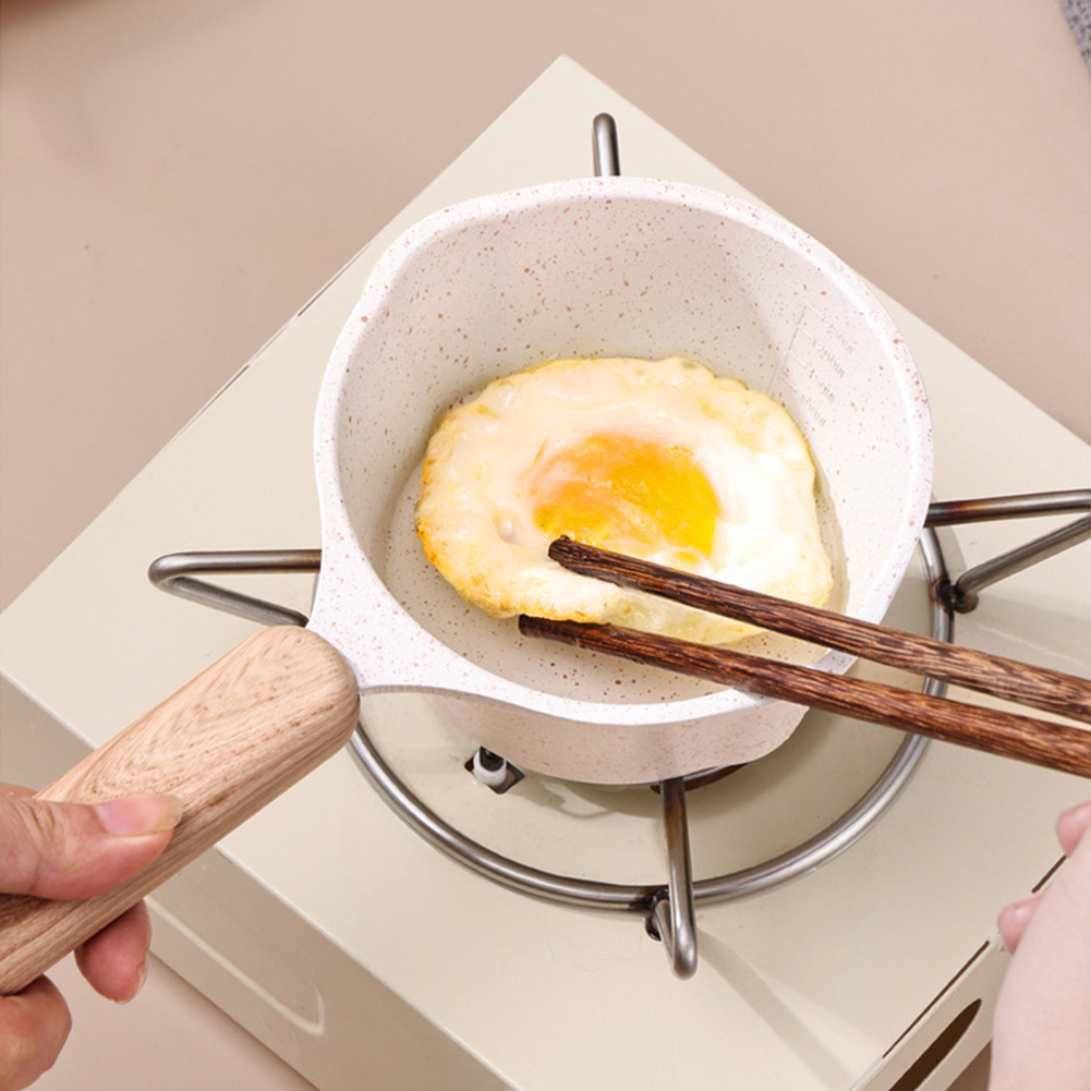 Mini cacerola con mango de mad - Camping Cooking Frying Pan reseña y precio