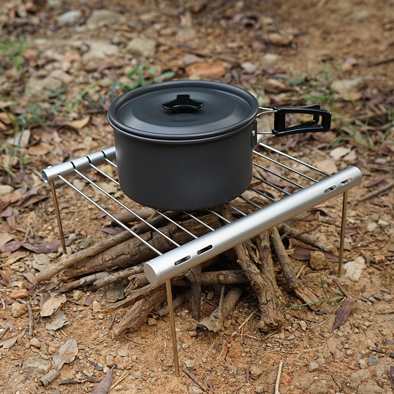 Mini parrilla de barbacoa de b - Camp Grill Portable Folding reseña y precio
