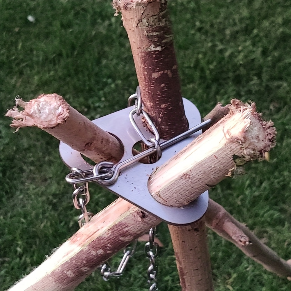 Trípode para barbacoa al aire  - Camping Cooking Hanger reseña y precio