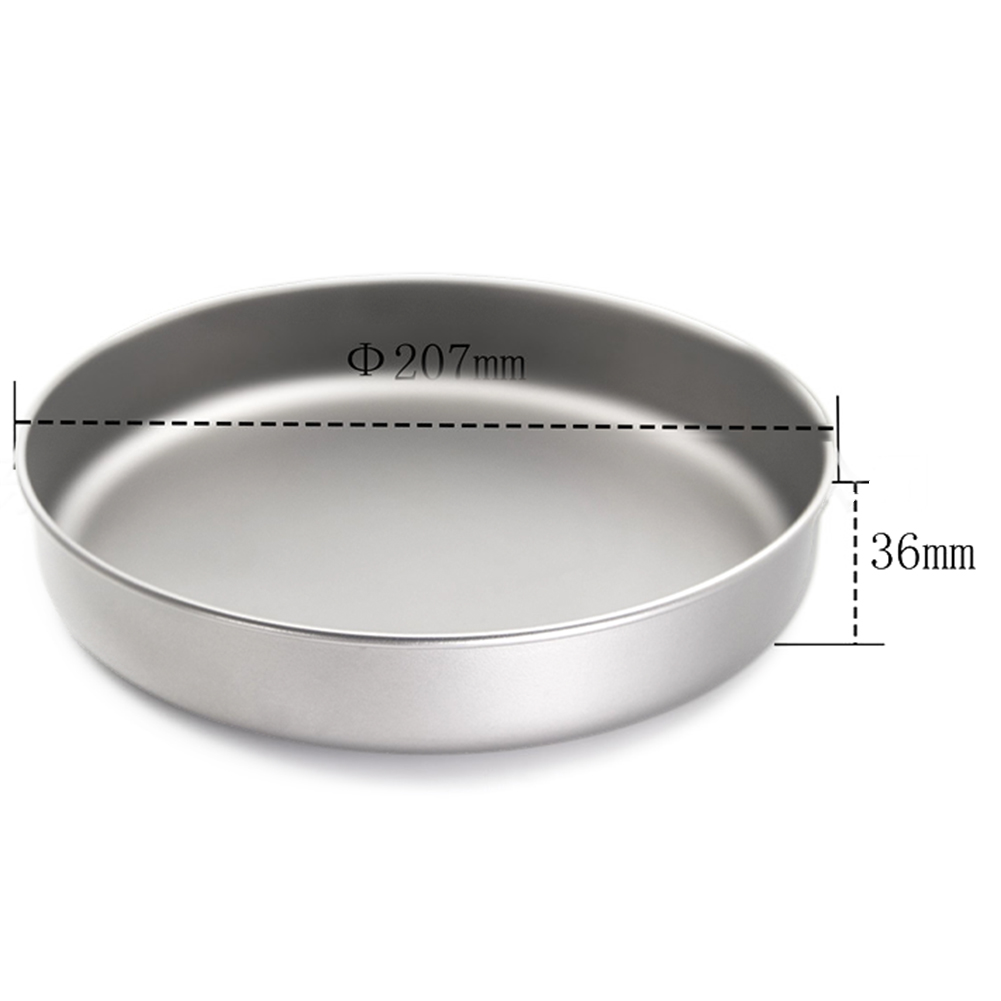 Olla ultraligera de Ti pura pa - Camping Cooking Frying Pan reseña y precio