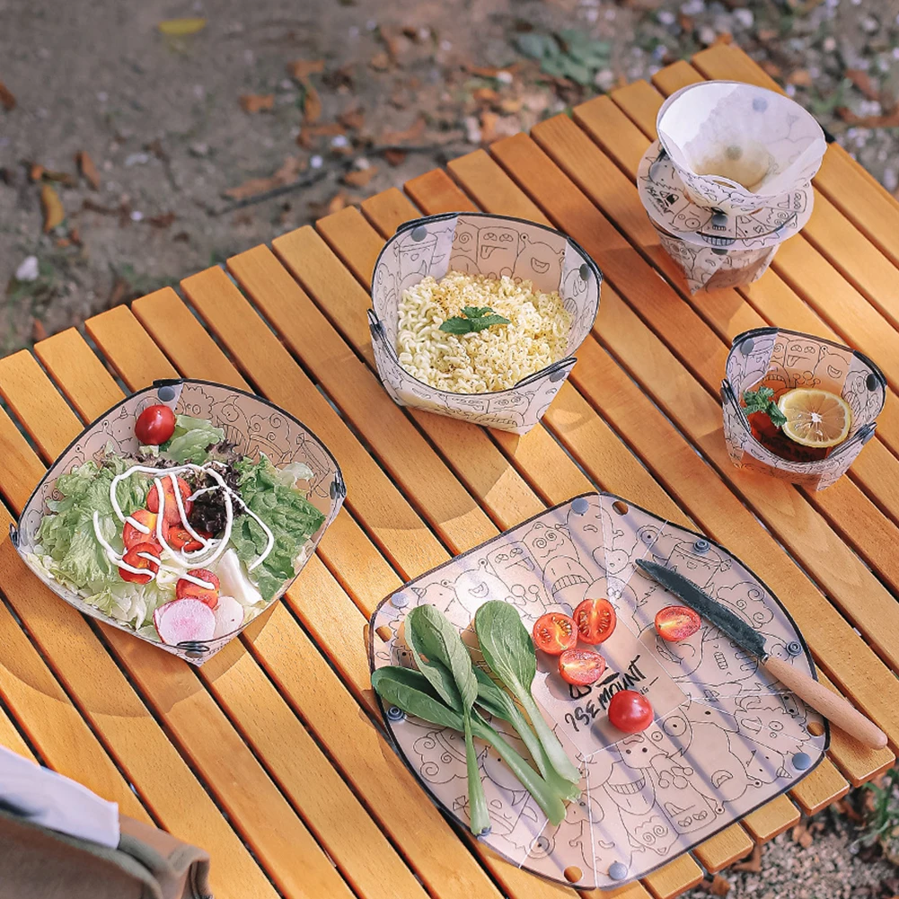 Vajilla plegable de PP, juego  - Camping Cooking Bowl reseña y precio