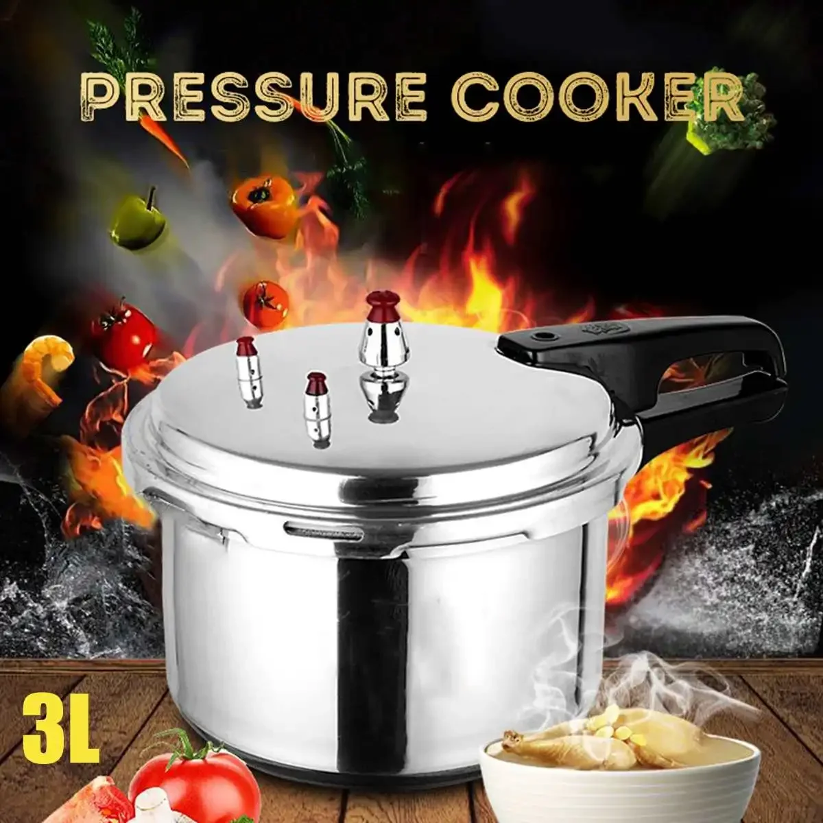 Olla a presión de cocina de 18 - Camping Cooking Rice reseña y precio