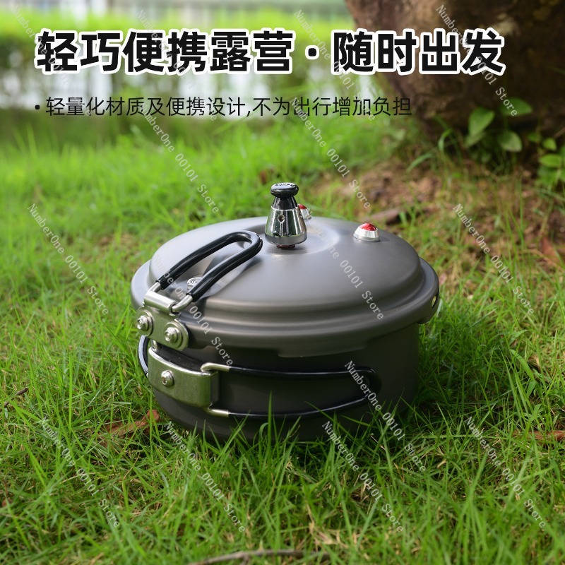 Olla a Presión Portátil para E - Camping Cooking Rice reseña y precio