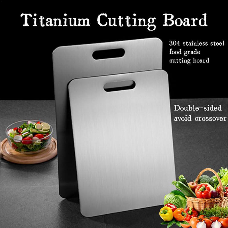 Tabla de cortar doble de aleac - Camping Cooking Vegetables reseña y precio