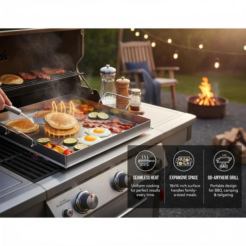 Plancha universal de superfici - Camping Cooking Appliances reseña y precio