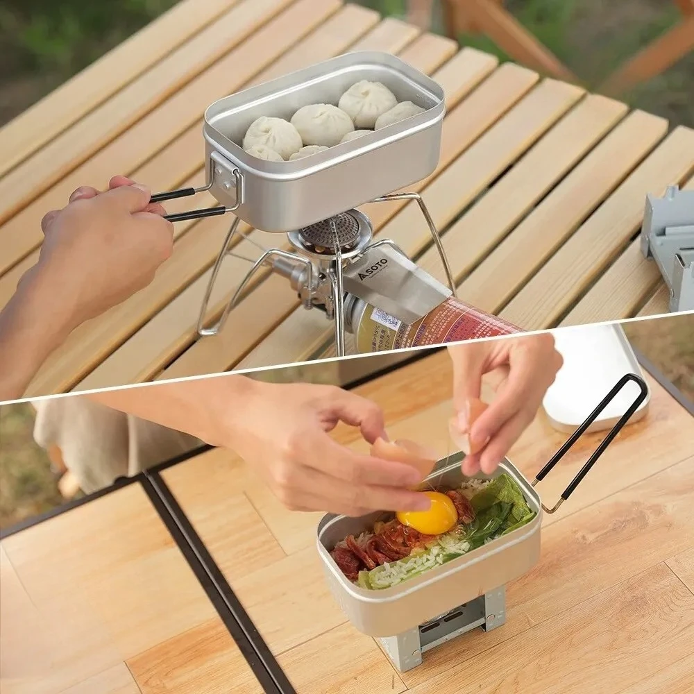 Fiambreras de aluminio de 800/ - Camping Cooking Bowl reseña y precio