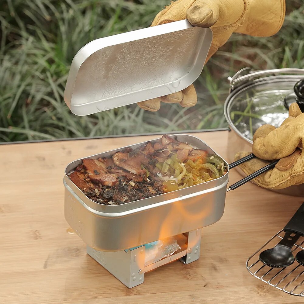 Fiambreras de aluminio de 800/ - Camping Cooking Bowl reseña y precio