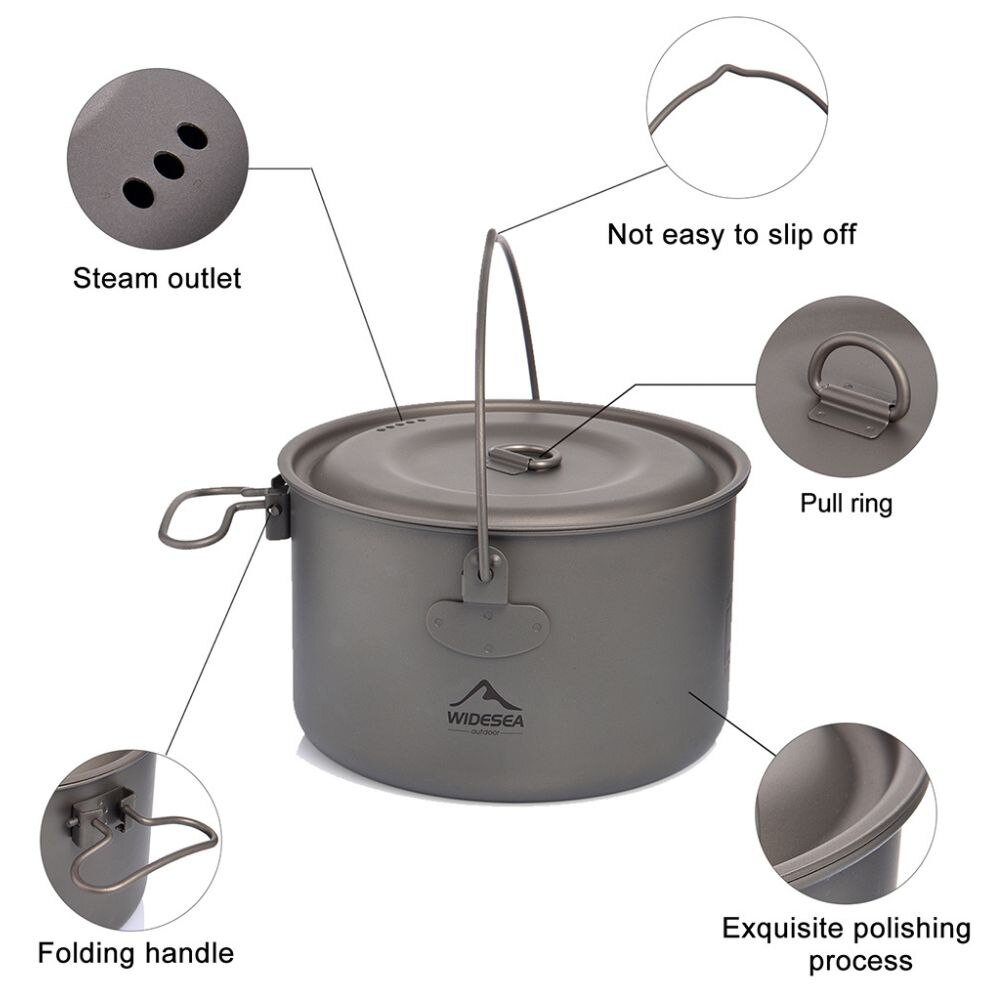 Widesea-vajilla para acampar,  - Camping Cooking Rice reseña y precio