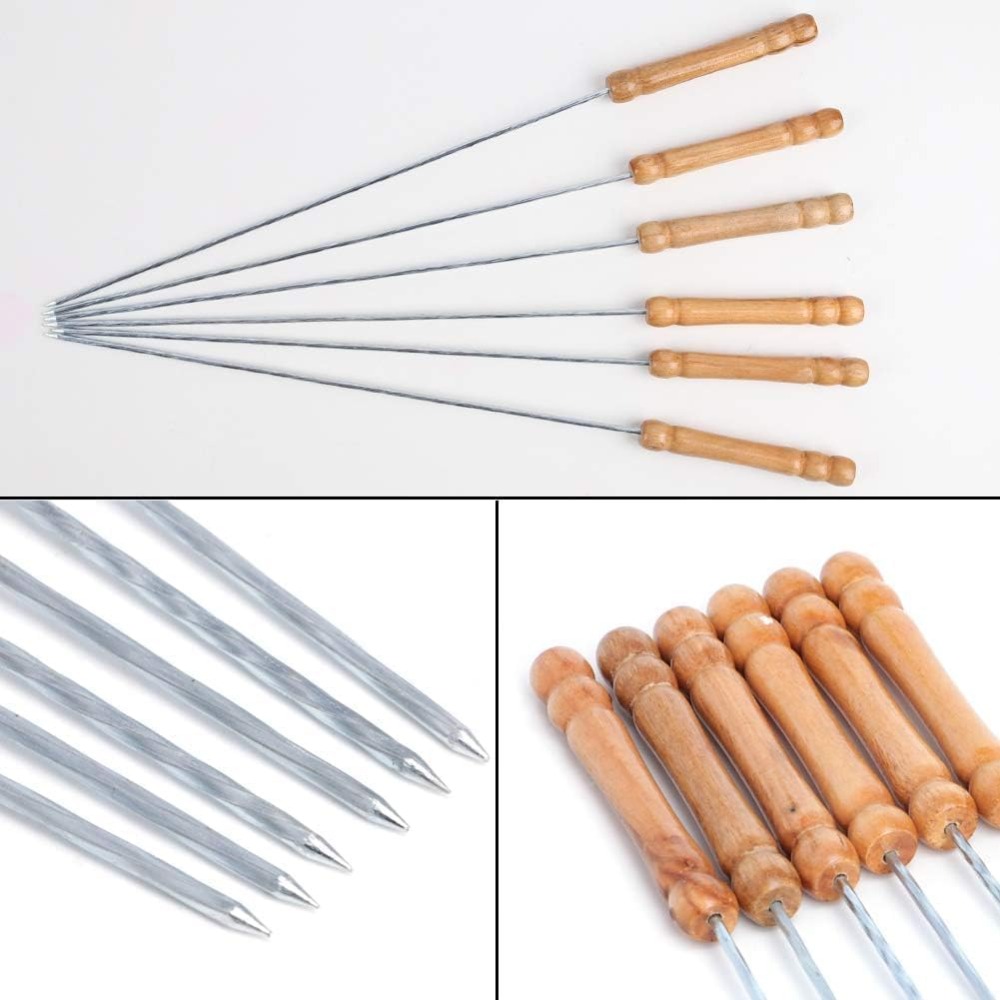 Brochetas reutilizables para a - Camping Cooking Essentials reseña y precio