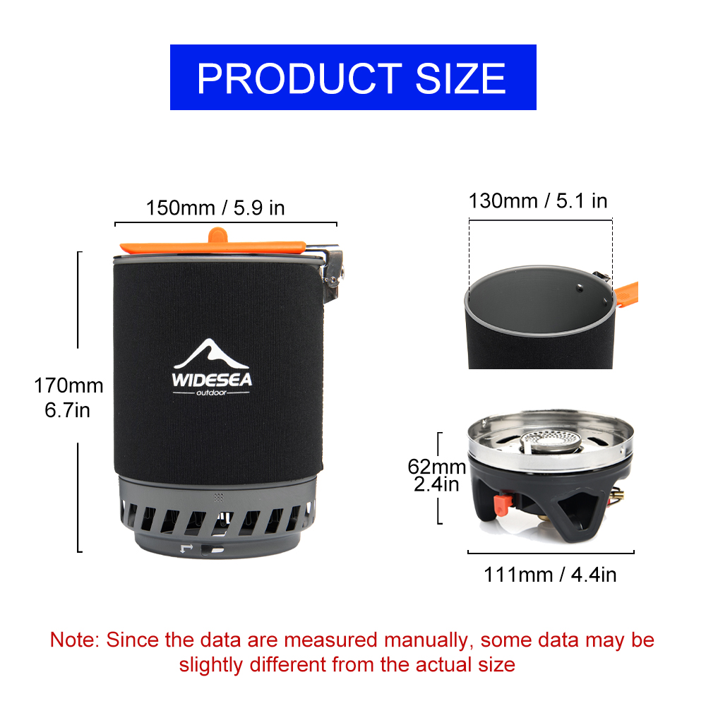 Widesea-sistema de cocina para - Camping Cooking Burner reseña y precio