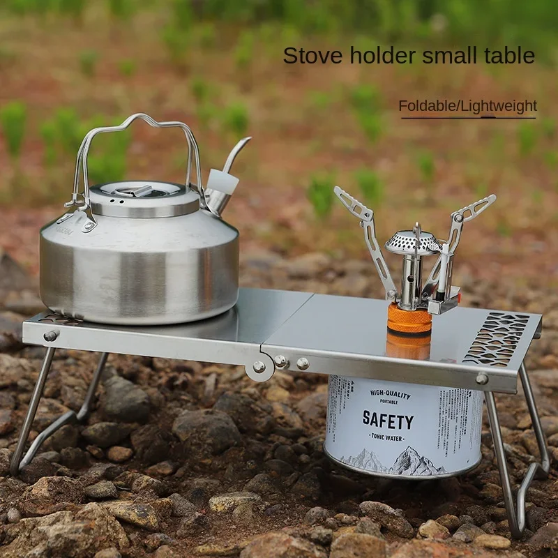 Mesa de té portátil para exter - Camp Grill Portable Folding reseña y precio