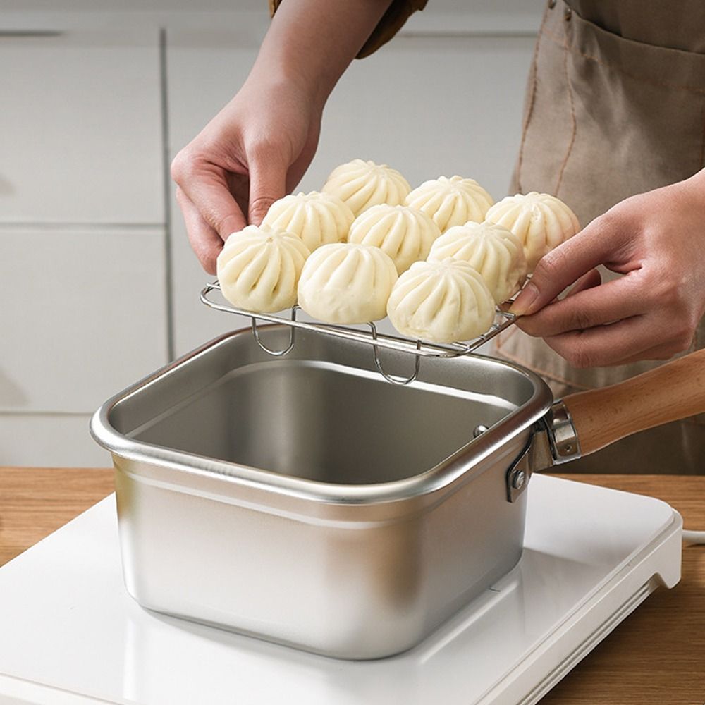 Sartén portátil de acero inoxi - Camping Cooking Basket reseña y precio