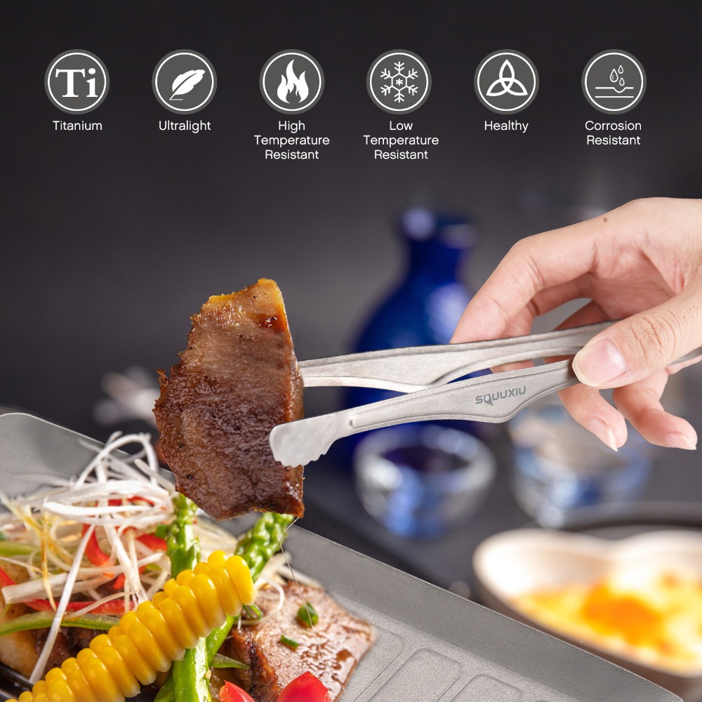 Sartén de titanio duradera par - Camping Cooking Pan reseña y precio